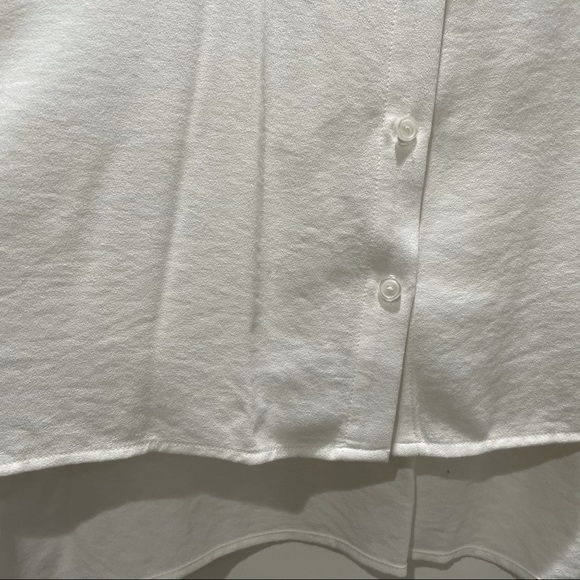 Leith oversized short sleeve button down blouse - Picture 5 of 6